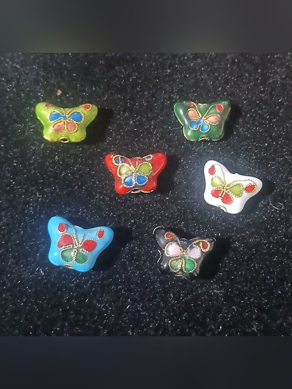 Cloisonne Beads Butterfly
